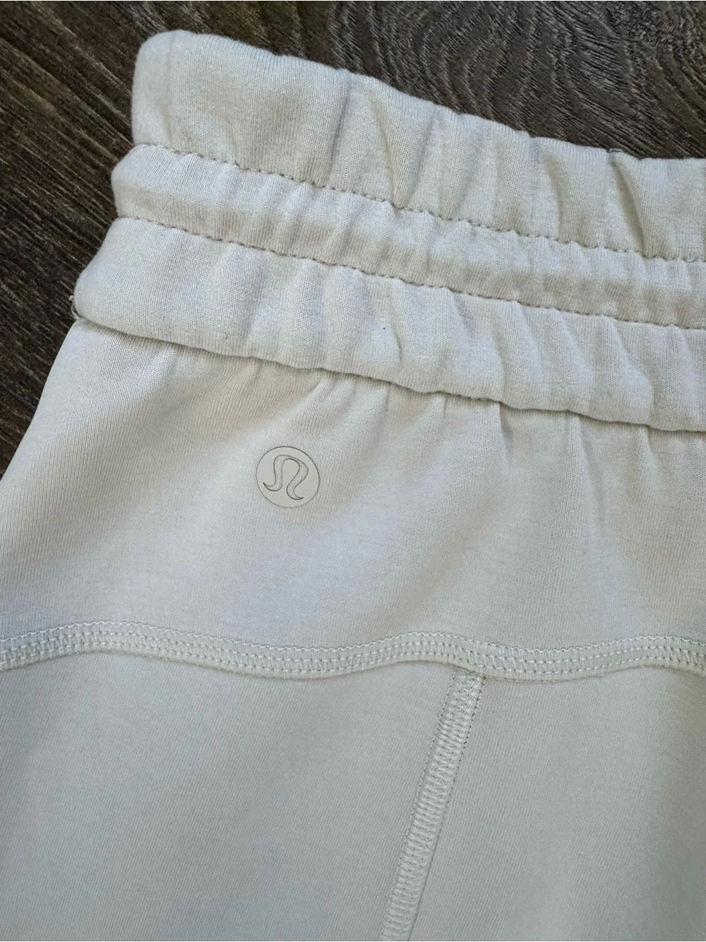SET OF 2 Lululemon Softstreme Bone Matching Set Pants + Oversized Crew Size 6